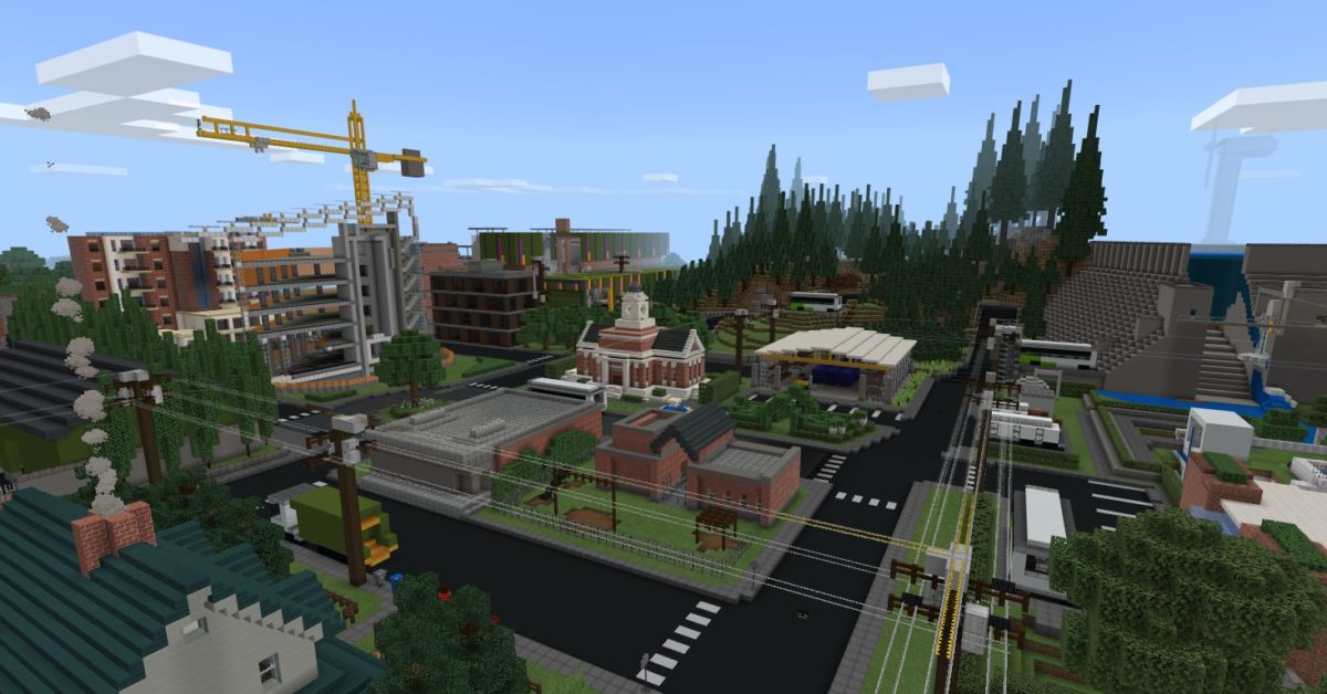 minecraft ps3 city maps