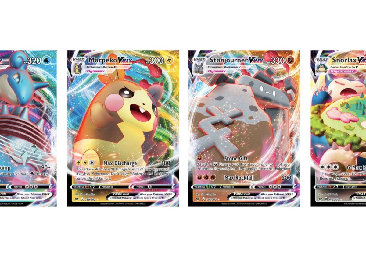 The Pokémon VMAX Cards of Pokémon TCG Sword & Shield
