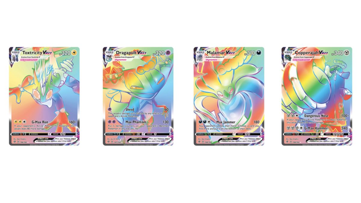 The Rainbow Rare Pokmon Cards Of Pokmon TCG: Rebel Clash Part 2