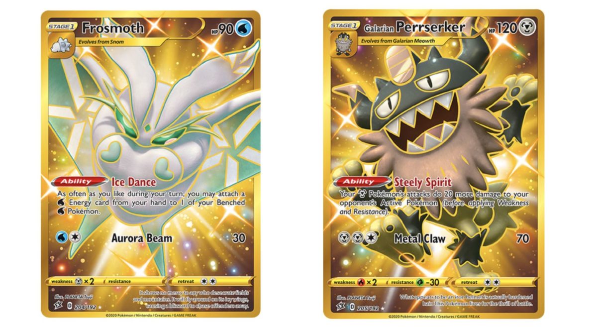 Secret Rare Gold Pokemon Cards Of Pokemon Tcg Rebel Clash Part 1