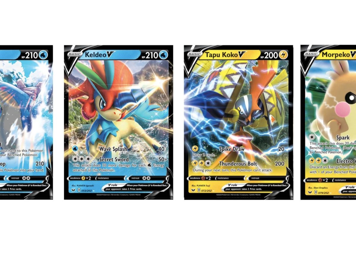 The Pokemon V Cards Of Pokemon Tcg Sword Shield Part 2