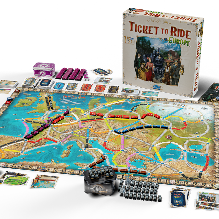 Ticket to Ride: 10th Anniversary, Board Game