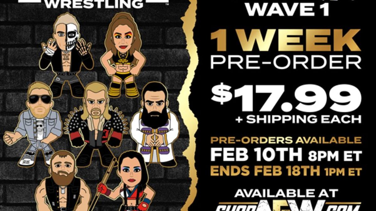 AEW Micro Brawlers Pre-Sell Begins February 10 – Wrestling Figure News