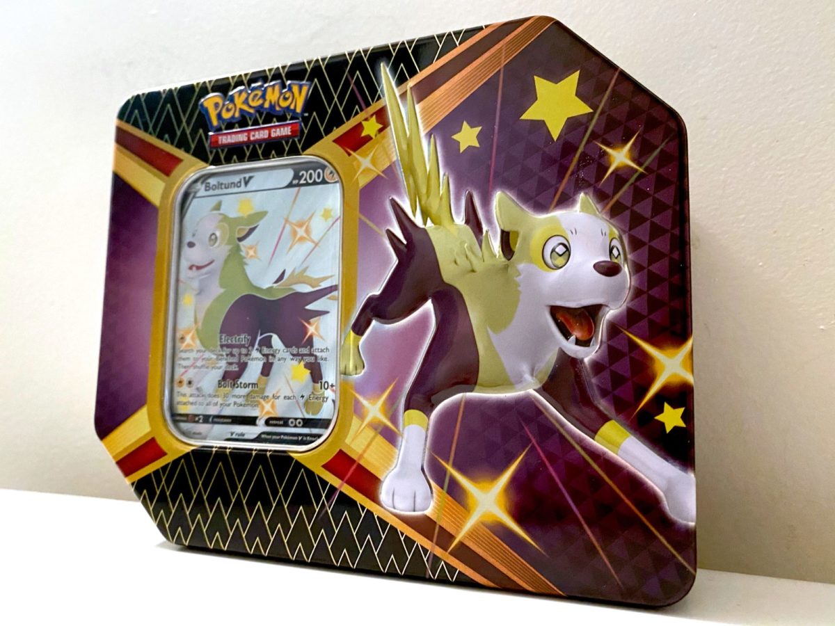 Pokmon TCG Shining Fates Product Review: Shiny Bolton V Tin