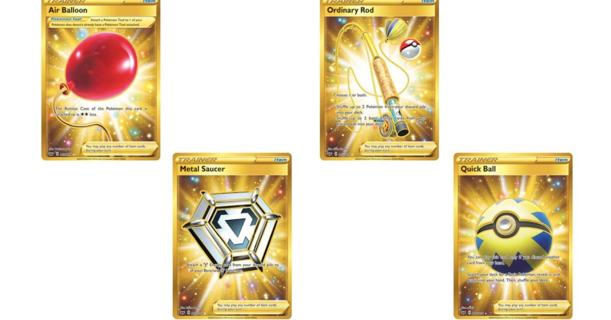 The Secret Rare Gold Cards Of Pokémon TCG Sword & Shield Part 2