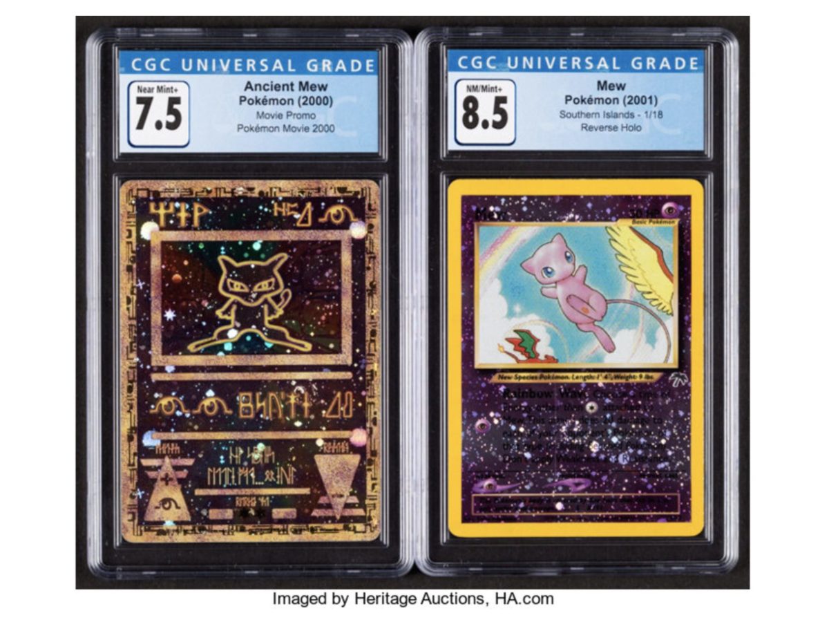 Mew Sparkles & Shines In These Two Vintage Pokémon Cards