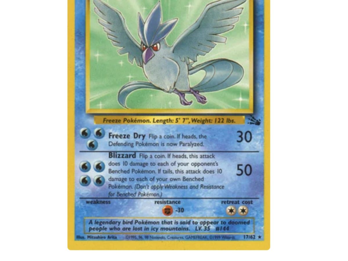 TCG Spotlight: Some Of The Best Articuno Pokémon Cards