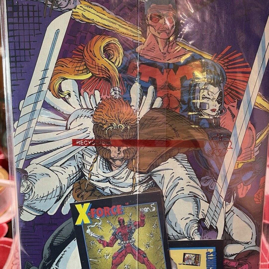 044 Rare Deadpool & The X-Force NM with Card Sun City Games!!! Shatterstar 