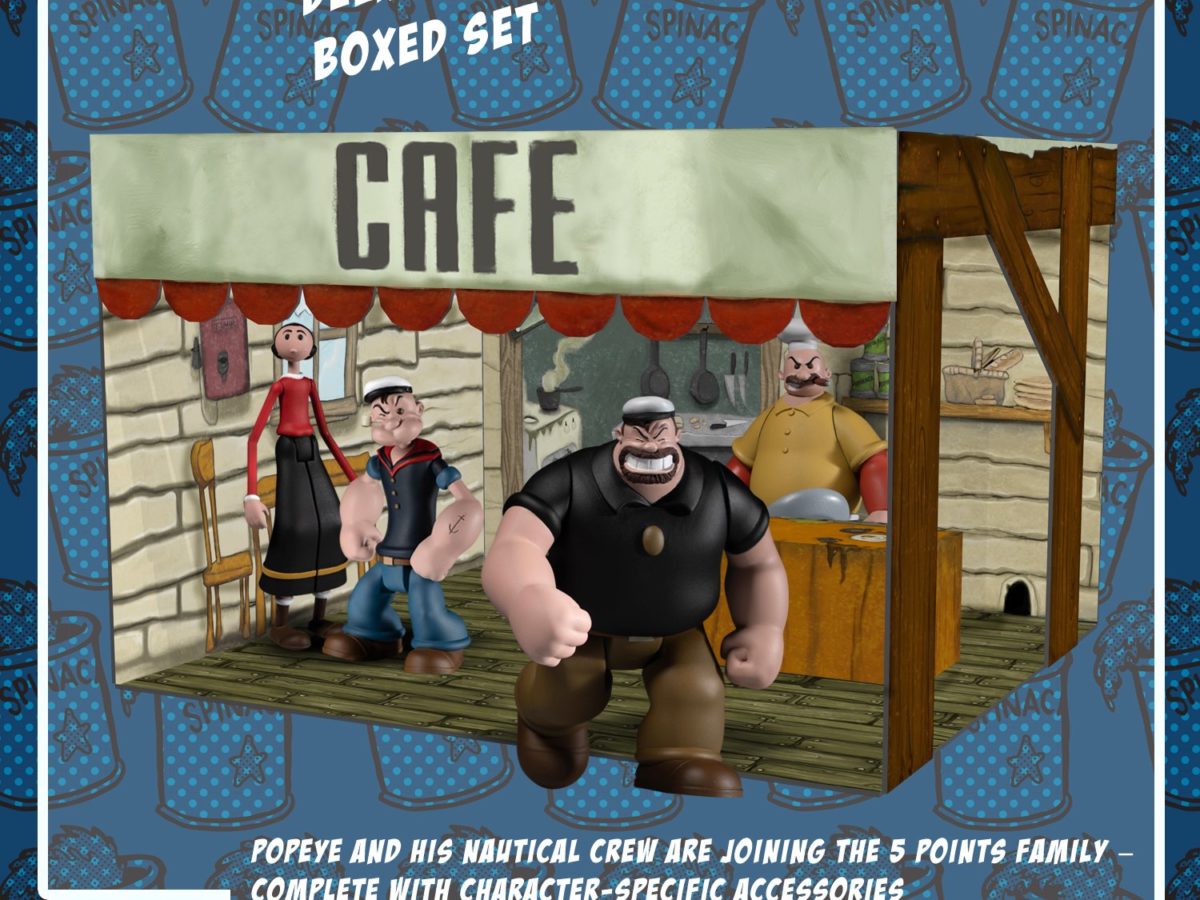 Popeye and Rough House's Cafe Comes to Mezco Toyz