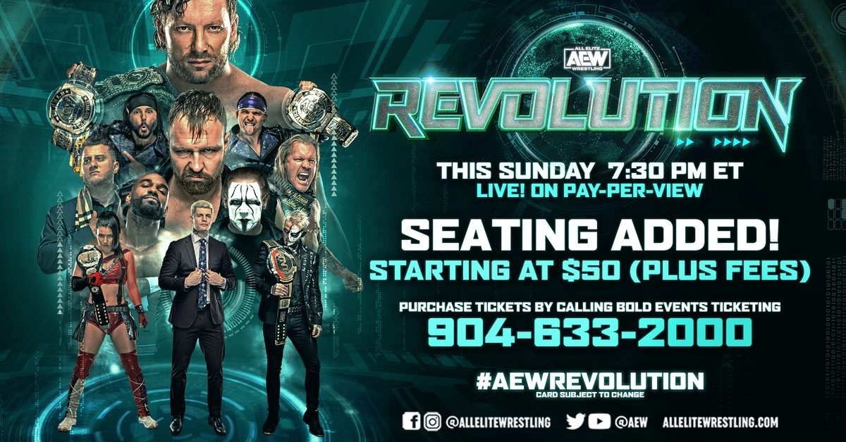 AEW Revolution PPV to Spread Virally with Live Theatrical Showings