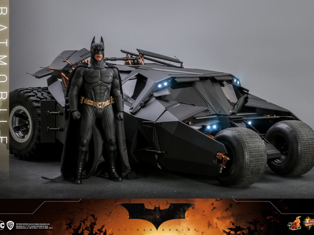 Hot Toys Debuts New 1/6 Vehicle With Batman Begins Batmobile Tumbler