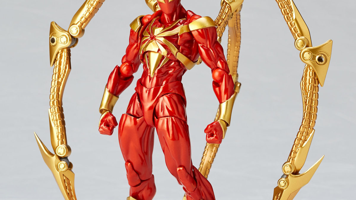 Spider-Man is Team Iron Man With New Revoltech Iron Spider Figure