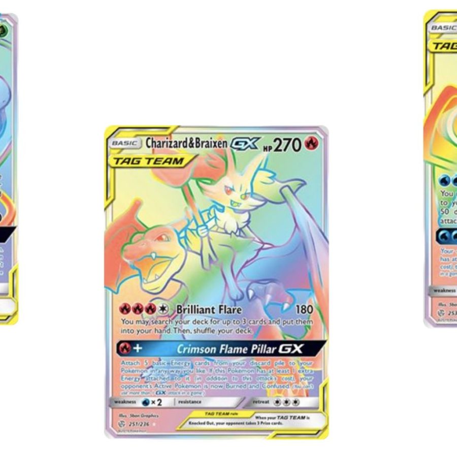 Rainbow Rare Tag Team Cards Of Pokmon TCG: Cosmic Eclipse Part 1