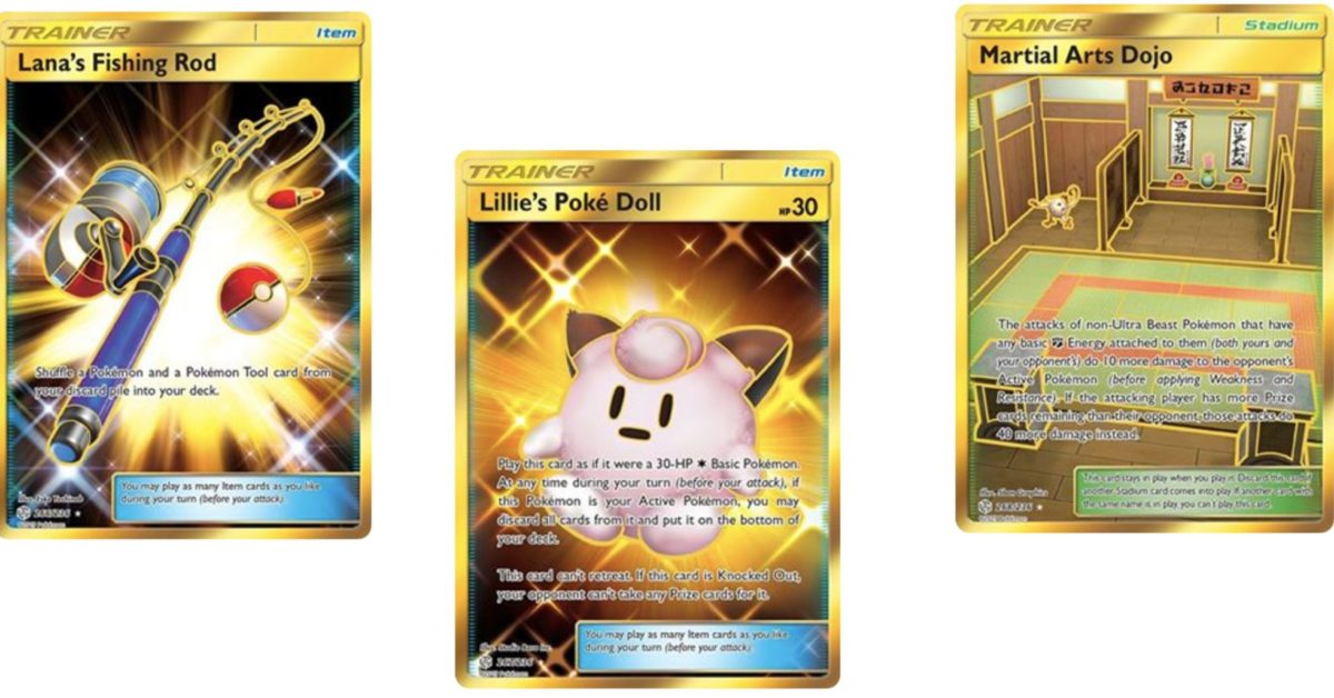 The Secret Rare Gold Cards Of Pokémon TCG: Cosmic Eclipse Part 2