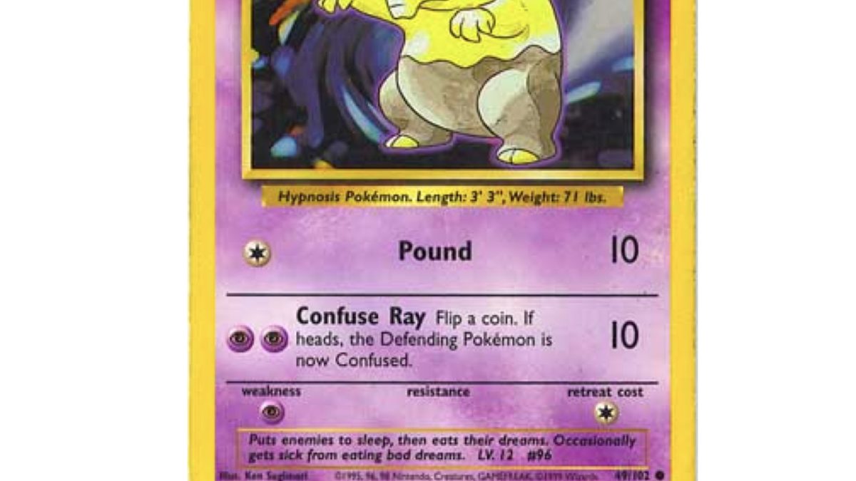 TCG Spotlight: Some Of The Best Drowzee Pokmon Cards TCG Spotlight: Some Of The Best Drowzee Pokmon Cards