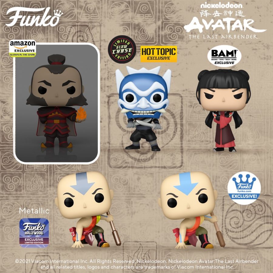 metallic aang funko