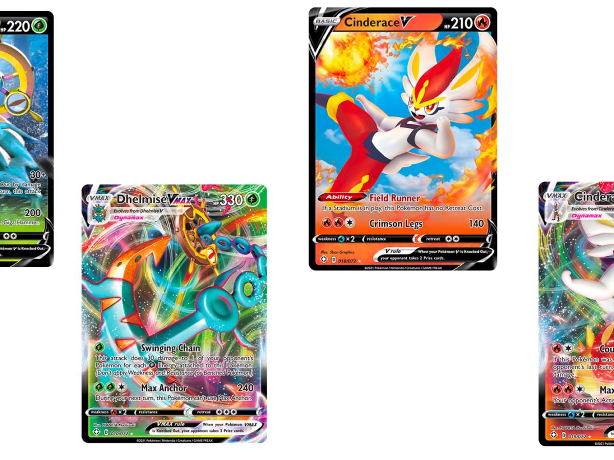 Every V and VMAX Card In The Pokémon Card Game