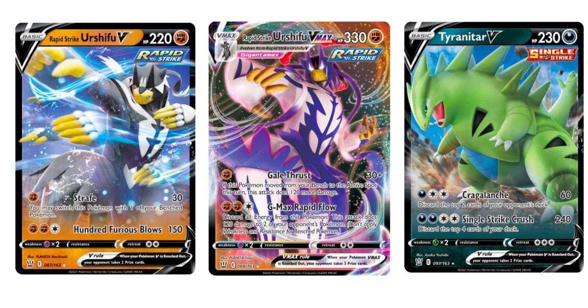 Pokemon V Vmax Cards Of Pokemon Tcg Battle Styles Part 5