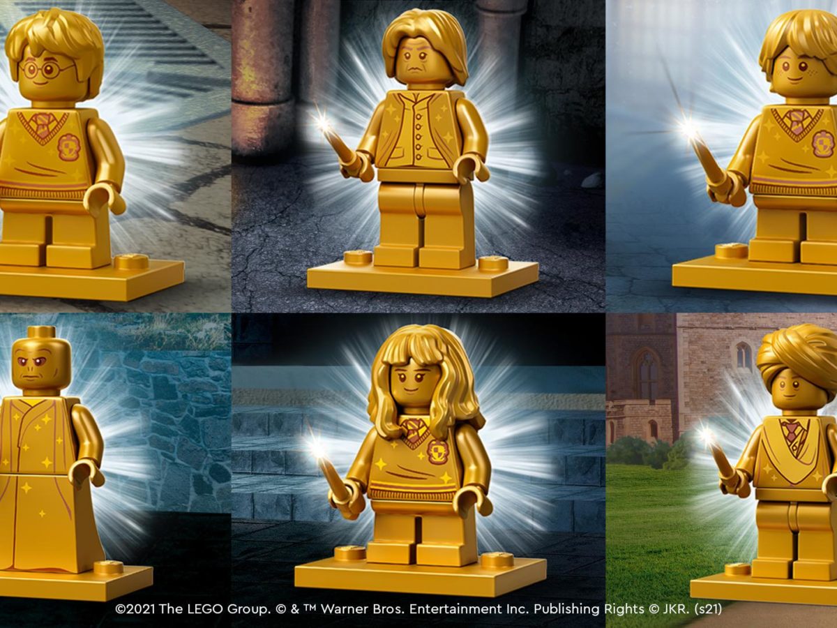 LEGO Harry Potter 20th Anniversary Gold Minifigure Dumbledore 76391 hp322 NEW 