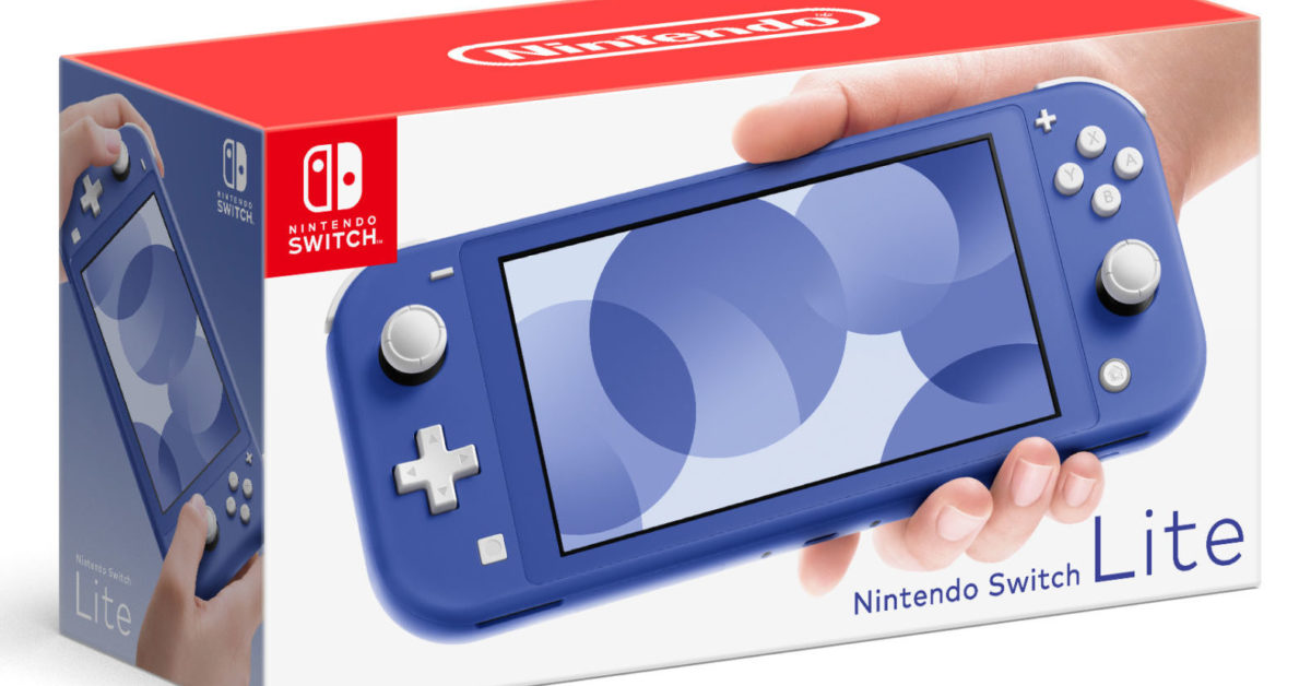 Nintendo Unveils New Blue Nintendo Switch Lite System