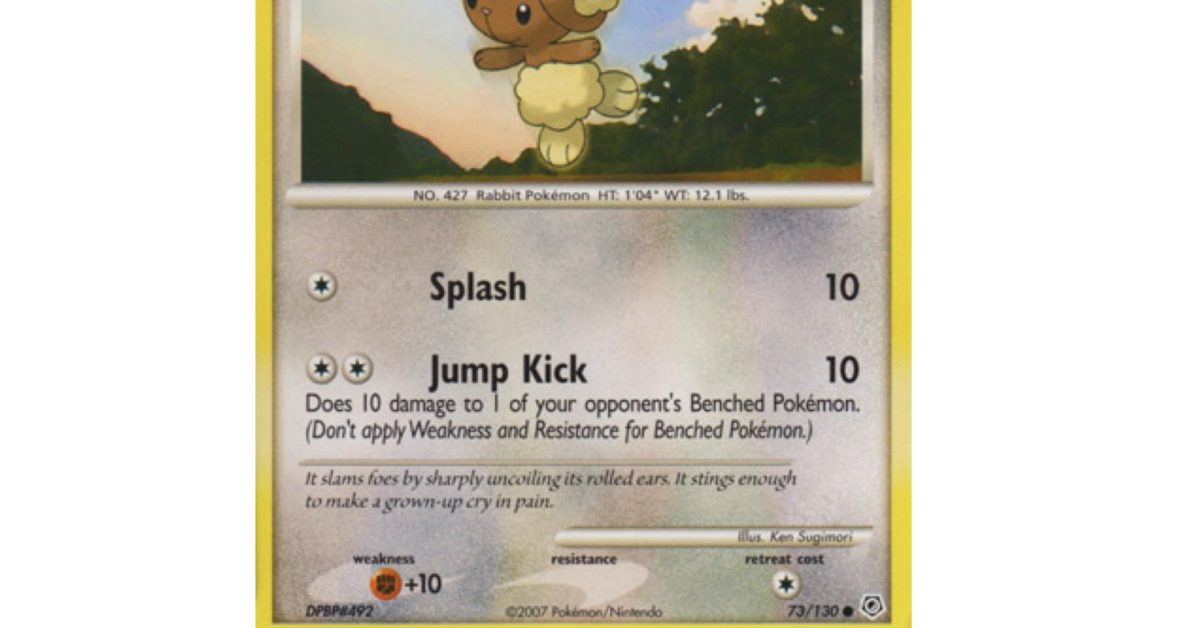 pokemon card buneary Buneary (55/99) [Platinum: Arceus] main image 0
