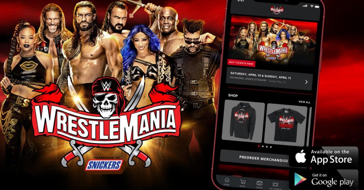 WWE Launches COVID Survival App for WrestleMania Attendees