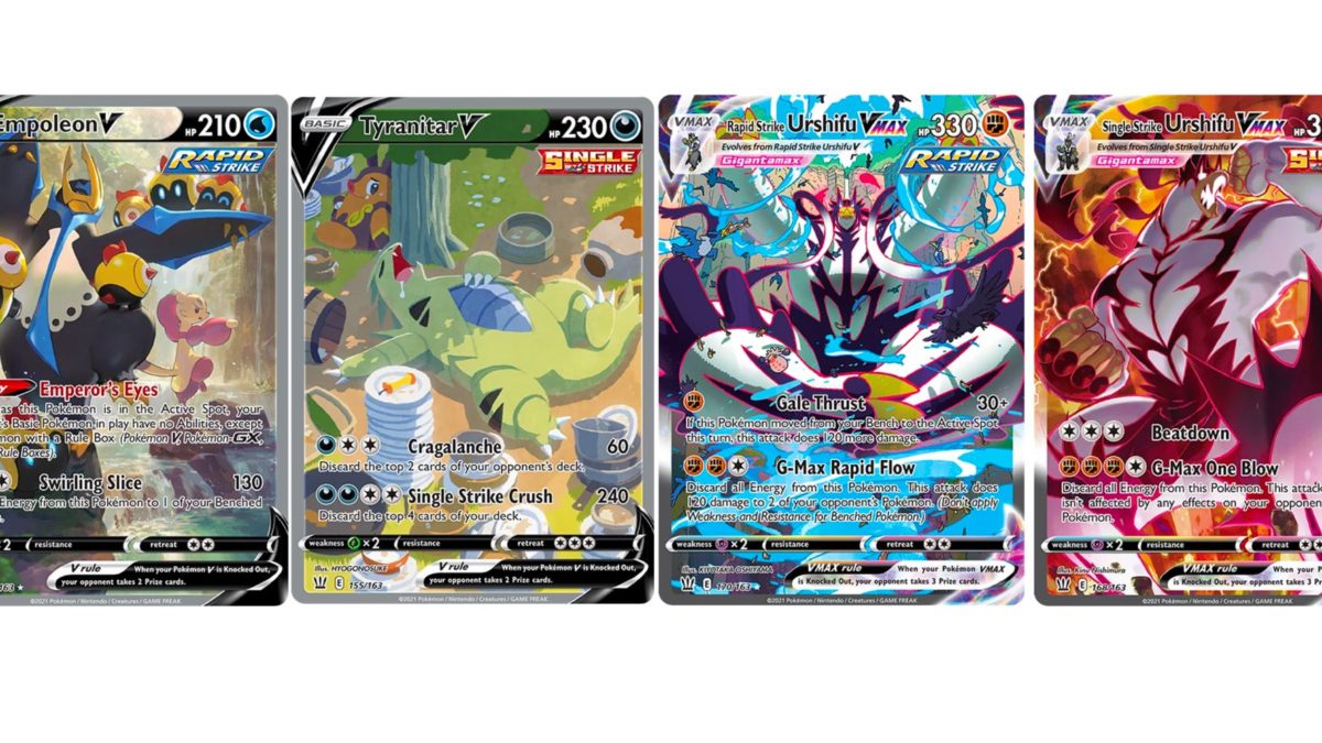 Pokémon V & VMAX Cards of Pokémon TCG: Battle Styles Part 3