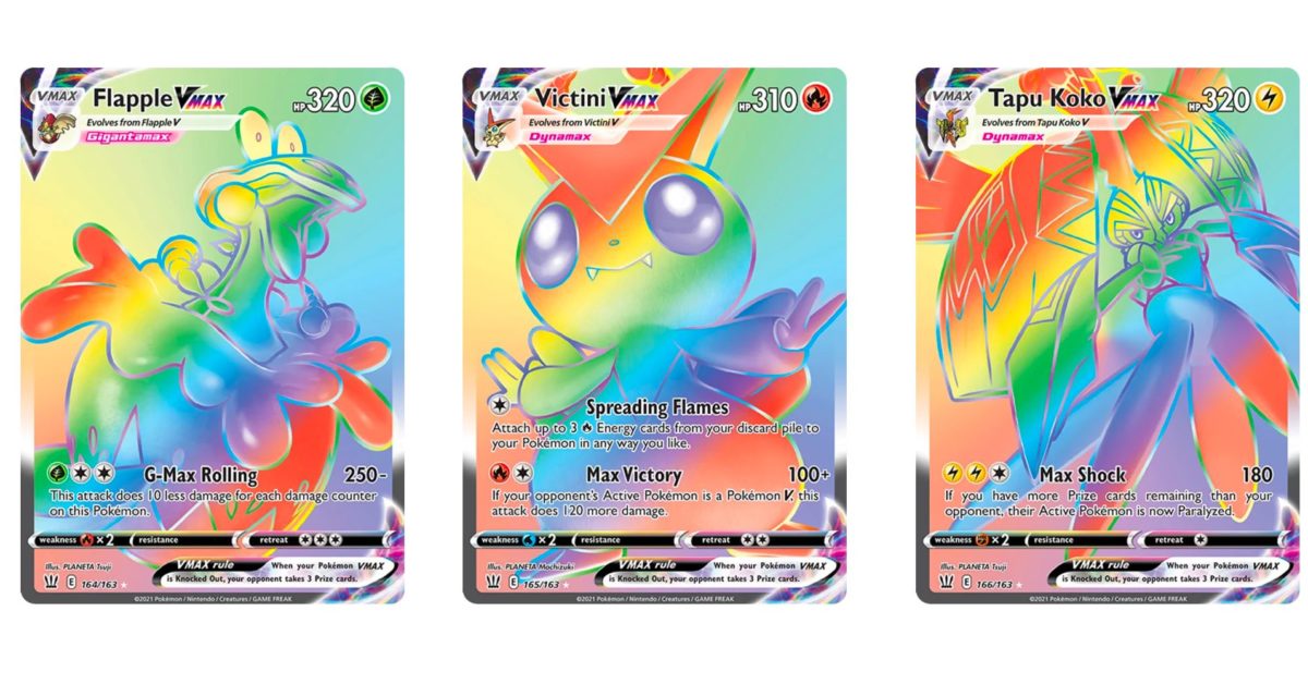 Secret Rare Cards Of Pokémon TCG: Battle Styles Part 1