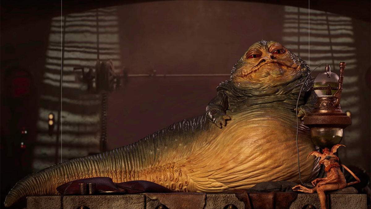 Iron Studios Debuts New Star Wars Statue With Jabba the Hutt