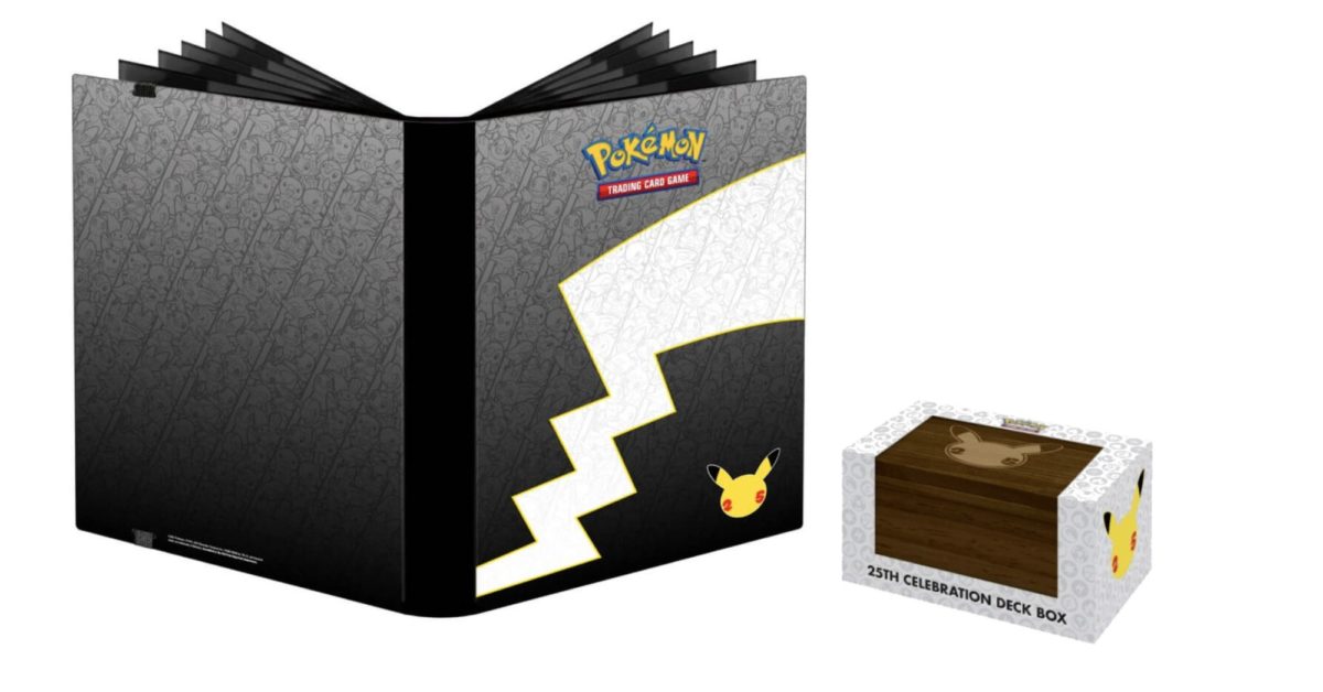 Pokémon TCG &amp; Ultra Pro Create 25th Anniversary Binder &amp; Merch