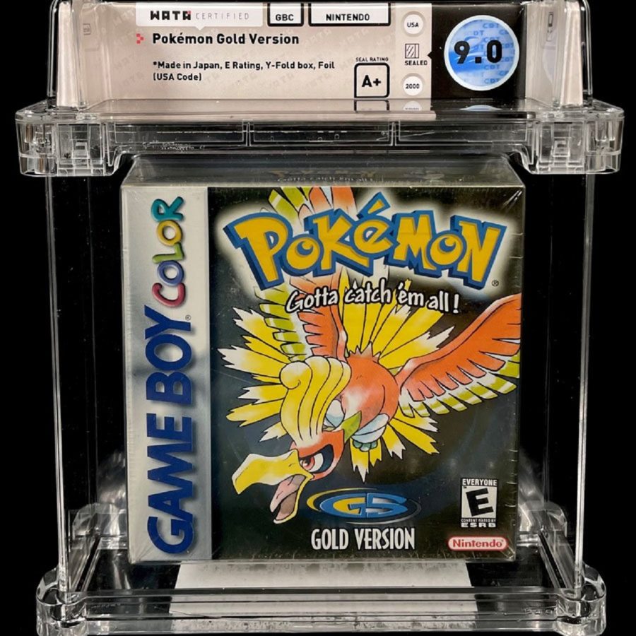 Pokemon Gold Version - Game Boy Color (New In Box, Factory Sealed, Never  Opened)