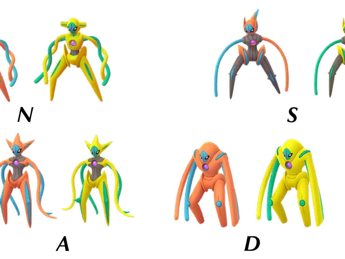 The Four Formes Of Deoxys: Pokémon GO Spotlight