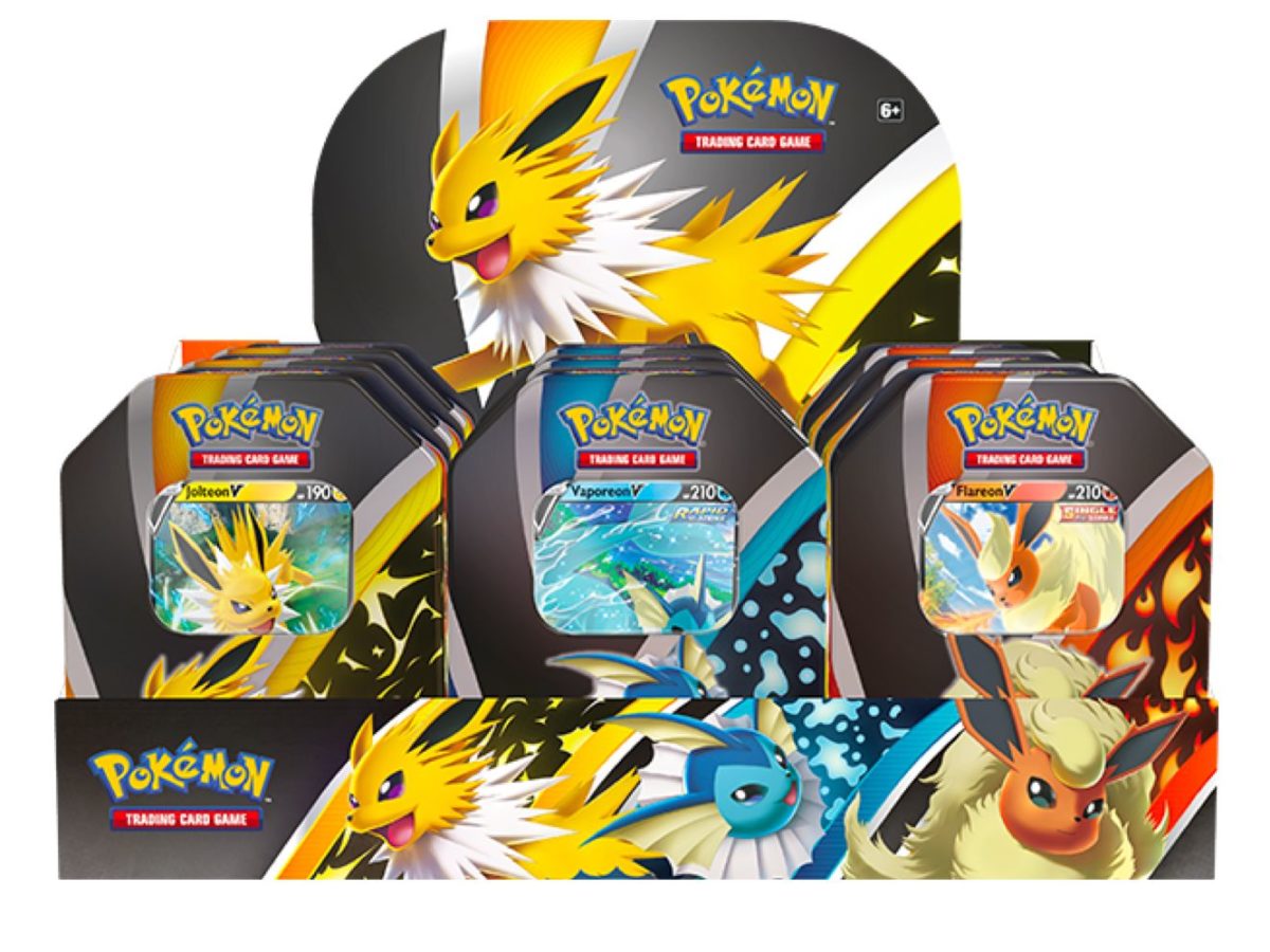 Eevee Evolution Tins Coming From Pokémon TCG This September