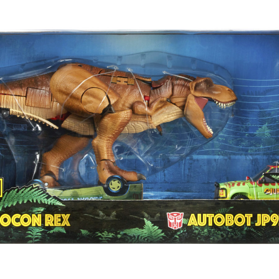 Hasbro Reveals Transformers x Jurassic Park T-Rex and Vehicle Set