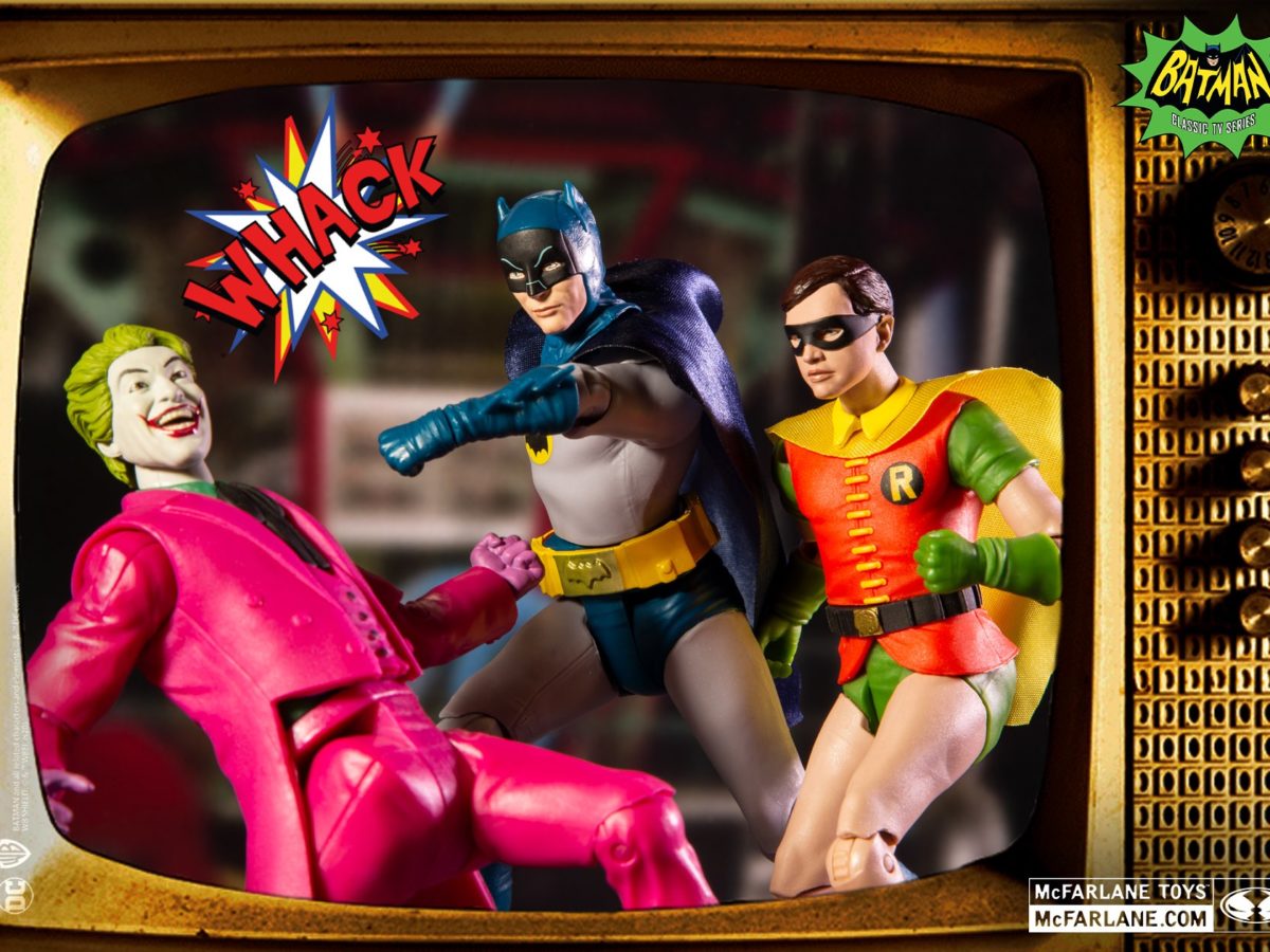 BATMAN Classic 1966 TV Series JOKER In Swim Shorts - McFarlane Toys DC