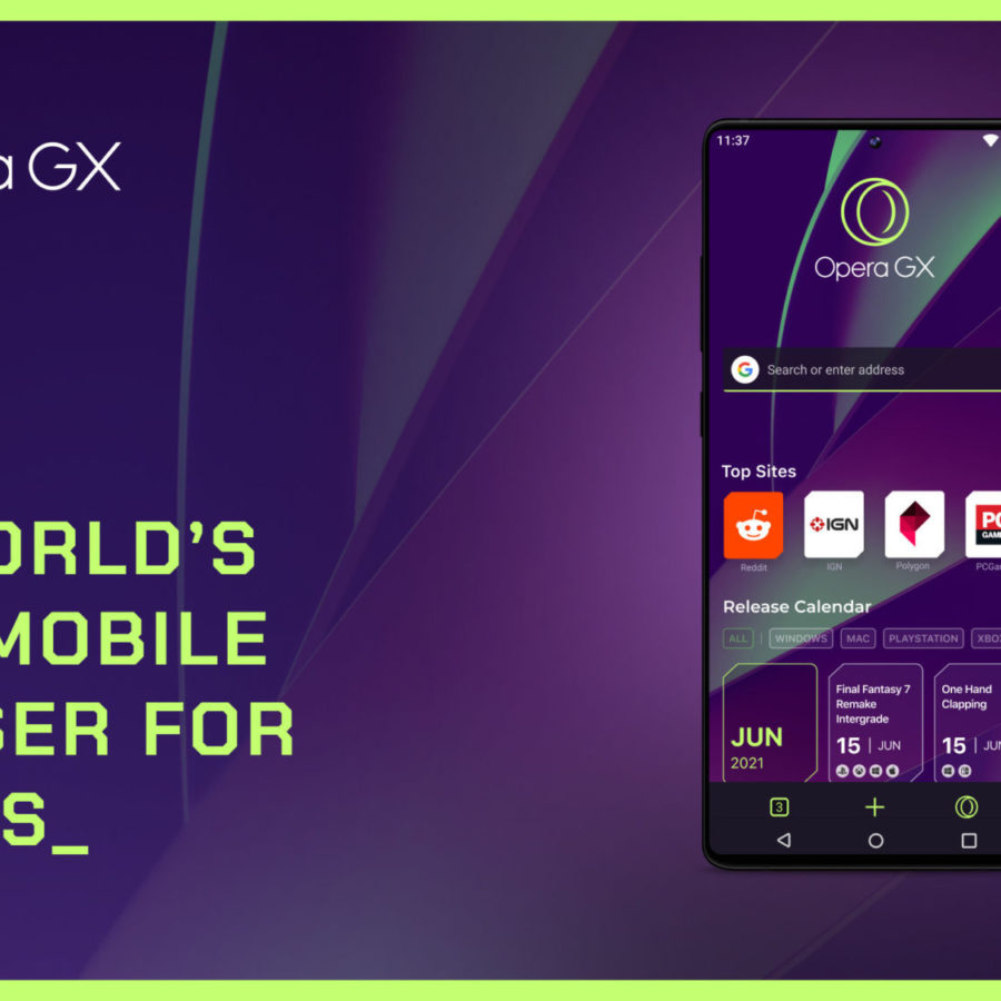 World's first mobile browser for gamers Opera GX launches during E3