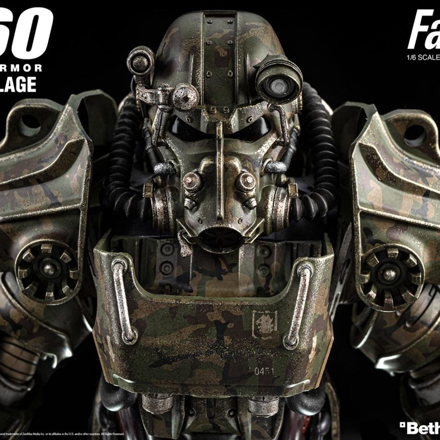 Threezero Unveils Fallout T-60 Camouflage Power Armor Figure