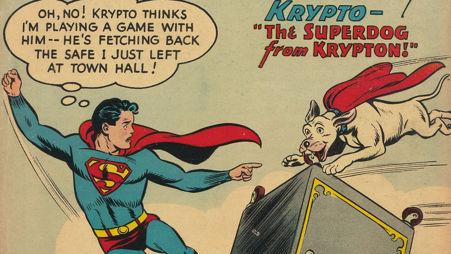The First Appearance of Krypto in Adventure Comics #210, at Auction