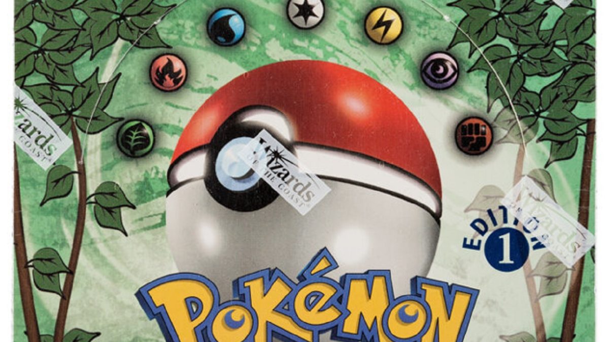 Pokmon TCG 1st Ed. Jungle Booster Box On Auction At Heritage