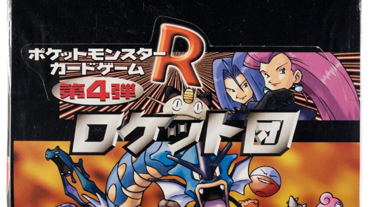 Pokmon Japanese Team Rocket Booster Box On Auction At Heritage