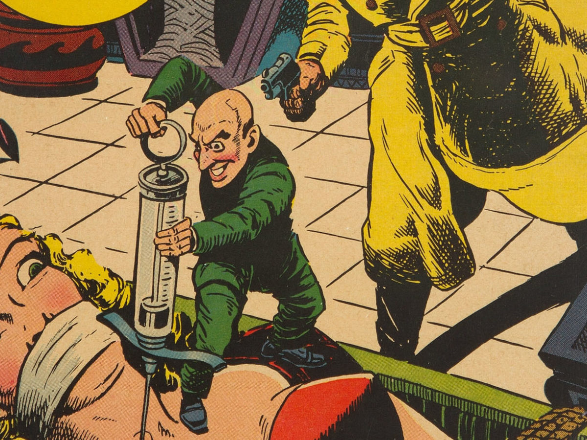 The Notorious 1950s Moment of Dick Ayers' Manhunt #14, Up for Auction