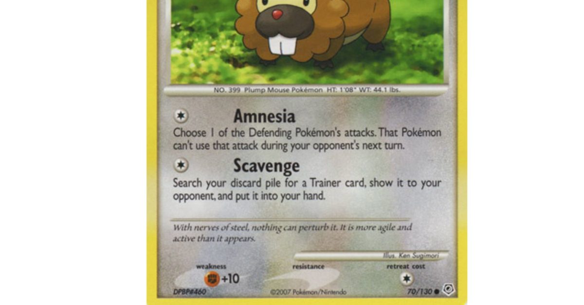 bidoof pokemon card Amazon.com: - (116/160) this attack does nothing TCG Spotlight: Some Of The