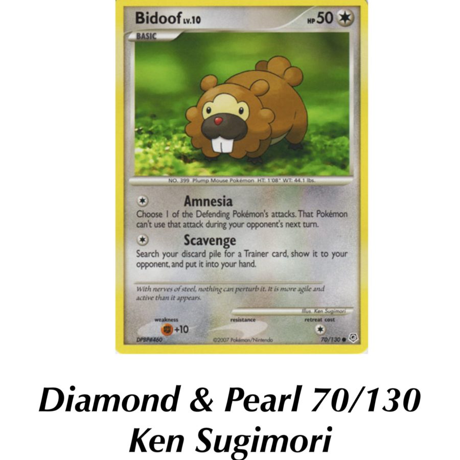 shiny bidoof pokemon card Pokemon GO Bidoof #59 main image 1