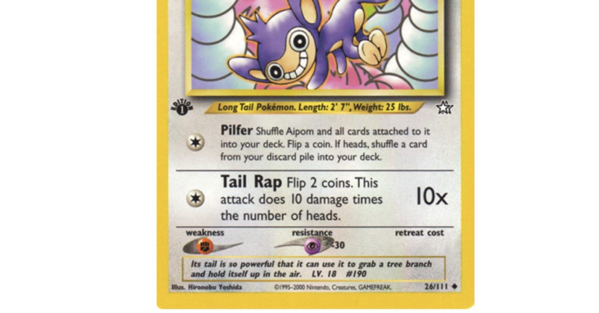 TCG Spotlight: Some Of The Best Aipom Pokémon Cards - Vimarsana News