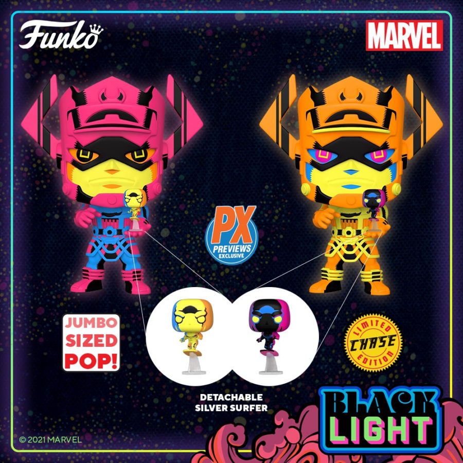 Galactus Receives Funko Black Light Treatment With PX Exclusive 