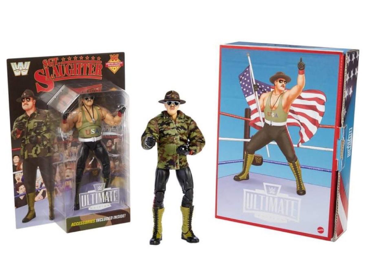 WWE Ultimate Sgt. Slaughter Revealed For Mattel Creations