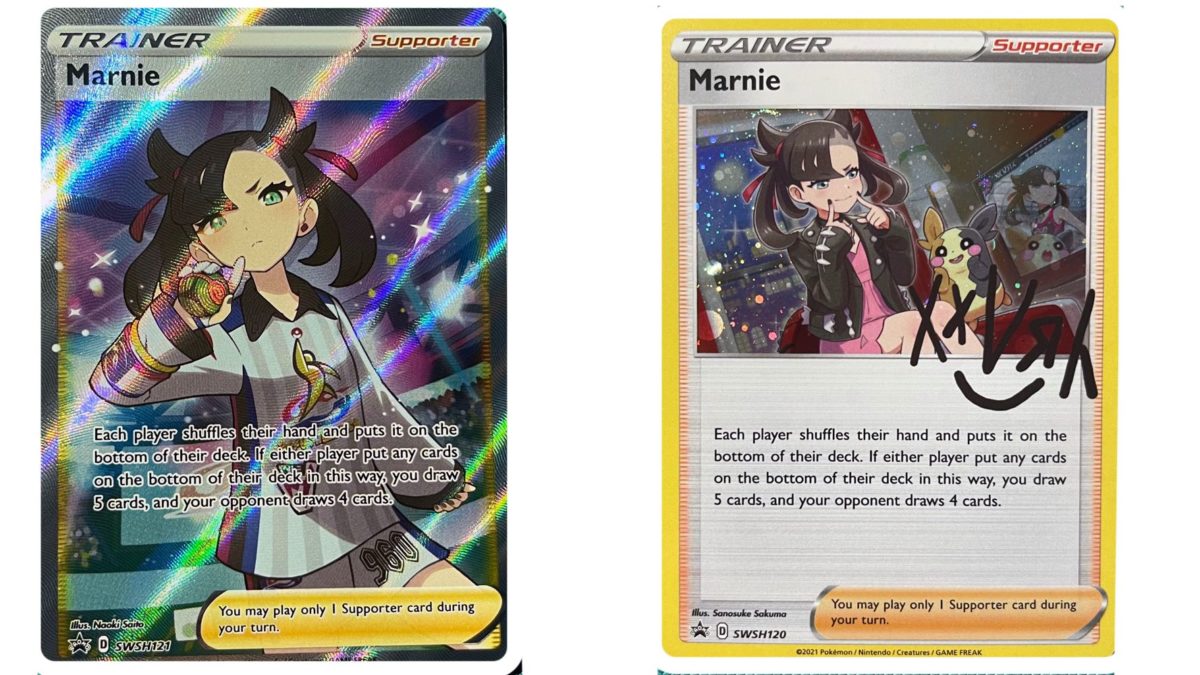 Famous Pokmon TCG: Shiny Star V Marnie Finally Shown In English