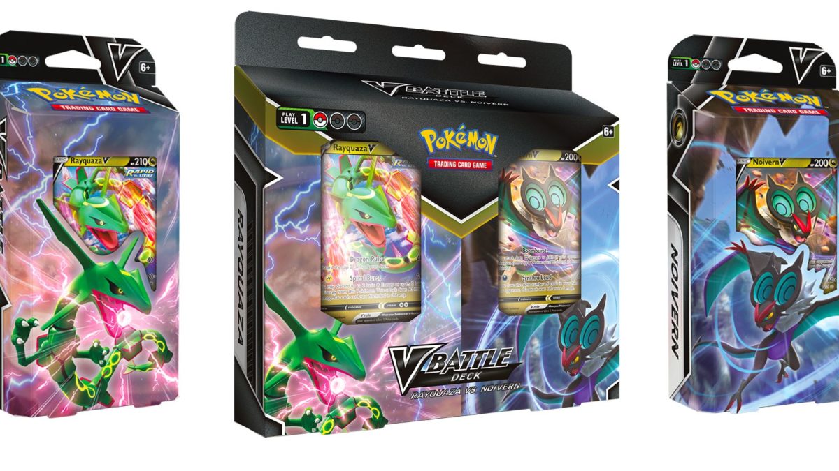 Game Crave Tournament Store - Pokemon TCG: V Battle Deck Noivern V vs  Rayquaza V