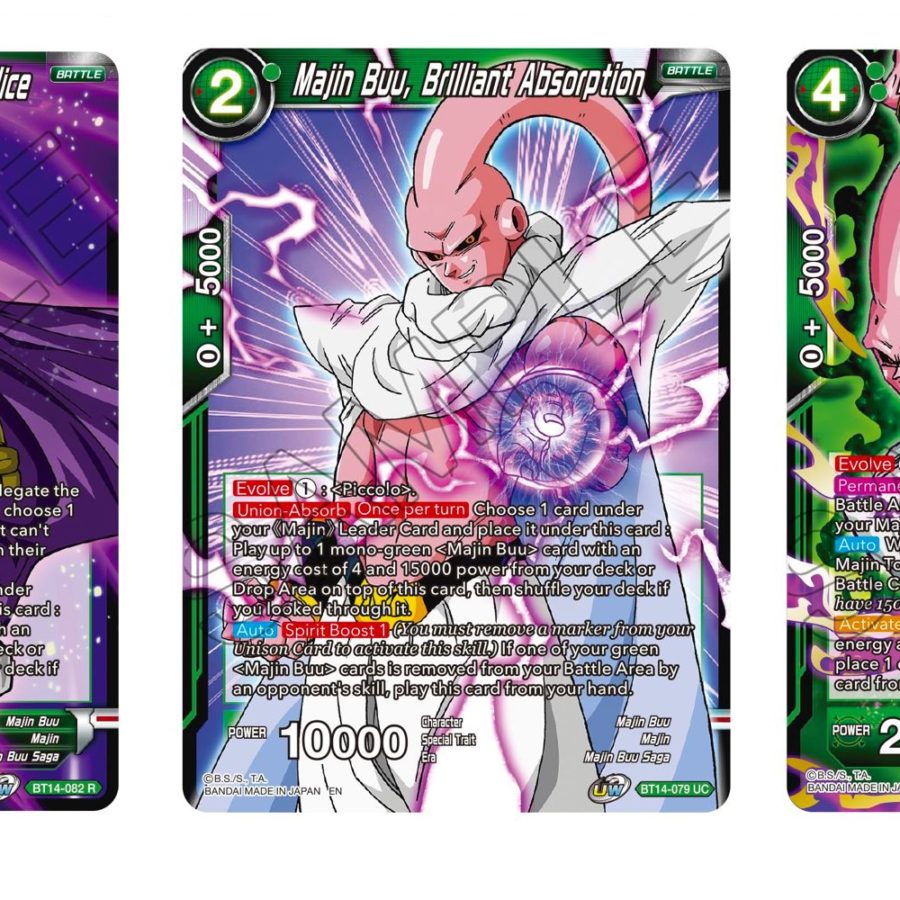 The Many Forms Of Buu In Dragon Ball Super CG: Cross Spirits, image size:900x900