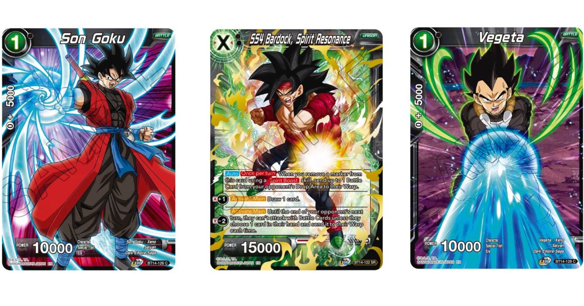 Dragon Ball Super CG Reveals SS4 Bardock Super Rare In Cross Spirits